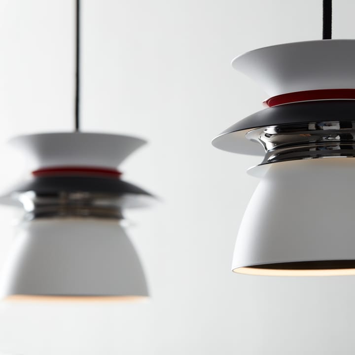 Diablo ceiling lamp Ø16.5 cm, Matte black-smooth red Belid
