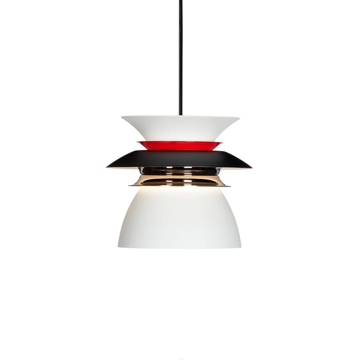 Diablo ceiling lamp Ø16.5 cm - Matte black-smooth red - Belid