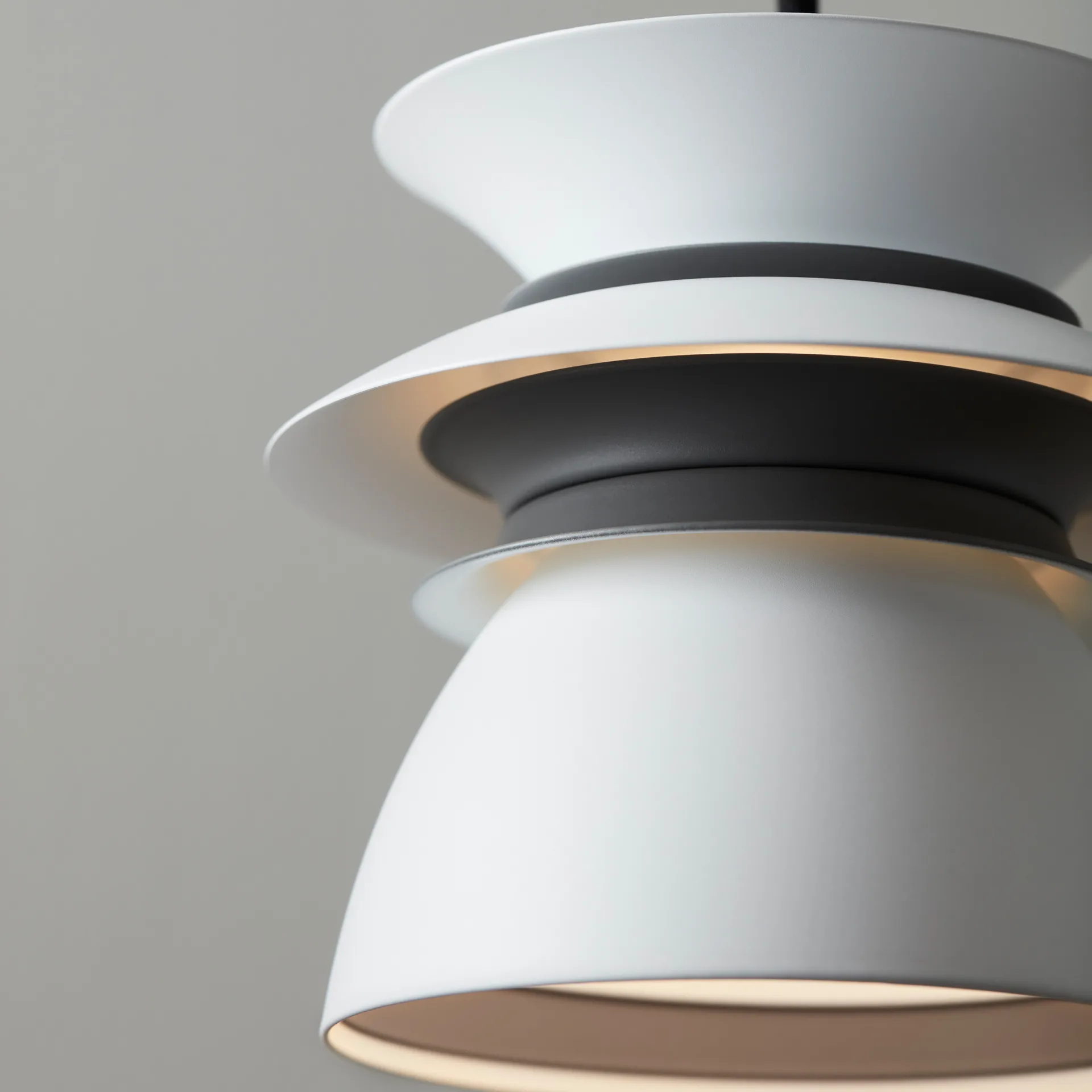 Diablo ceiling lamp Ø16.5 cm, Matte white-warm grey Belid