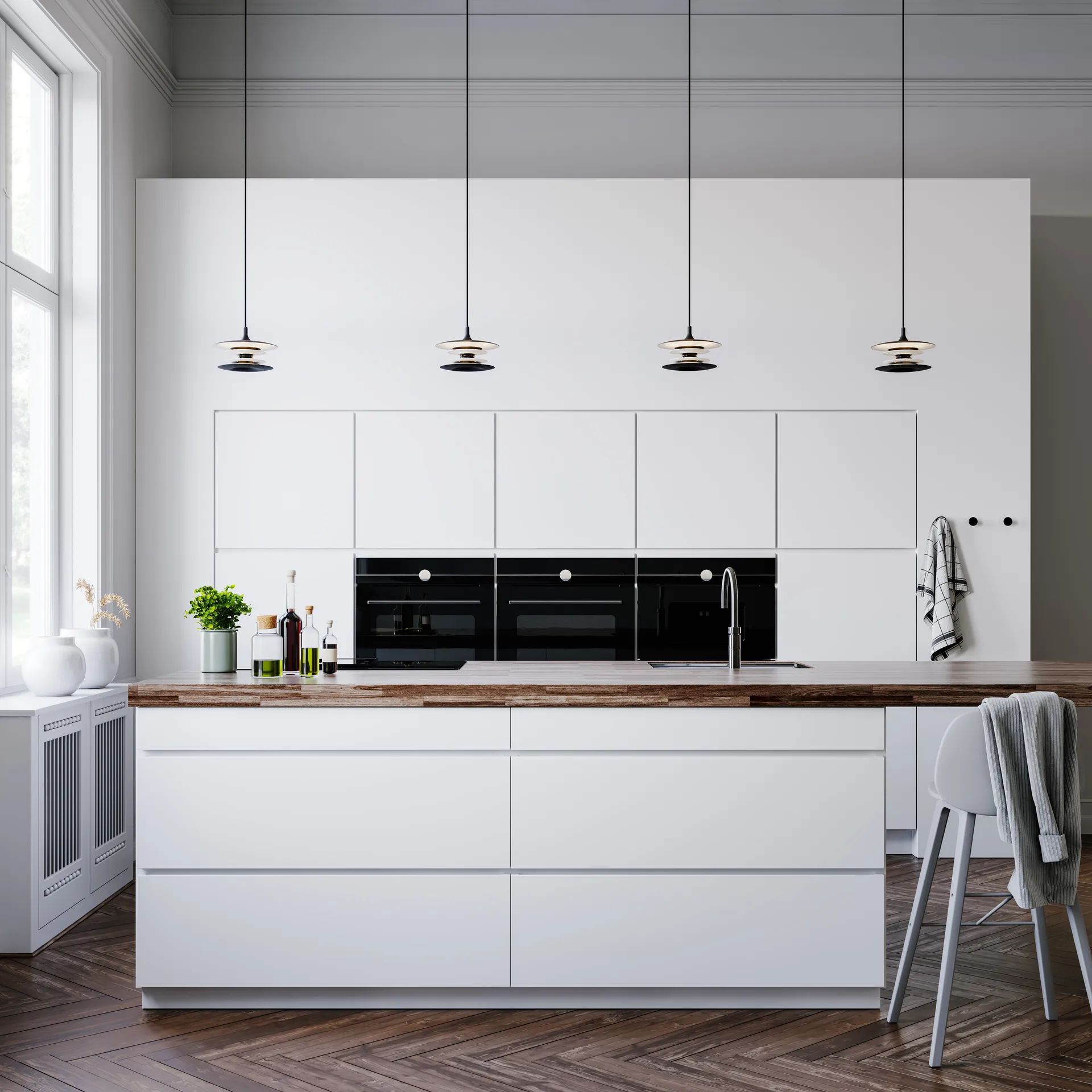 Diablo ceiling lamp Ø20 cm, Black Belid