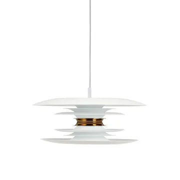 Diablo ceiling lamp Ø40 cm - White-brass - Belid