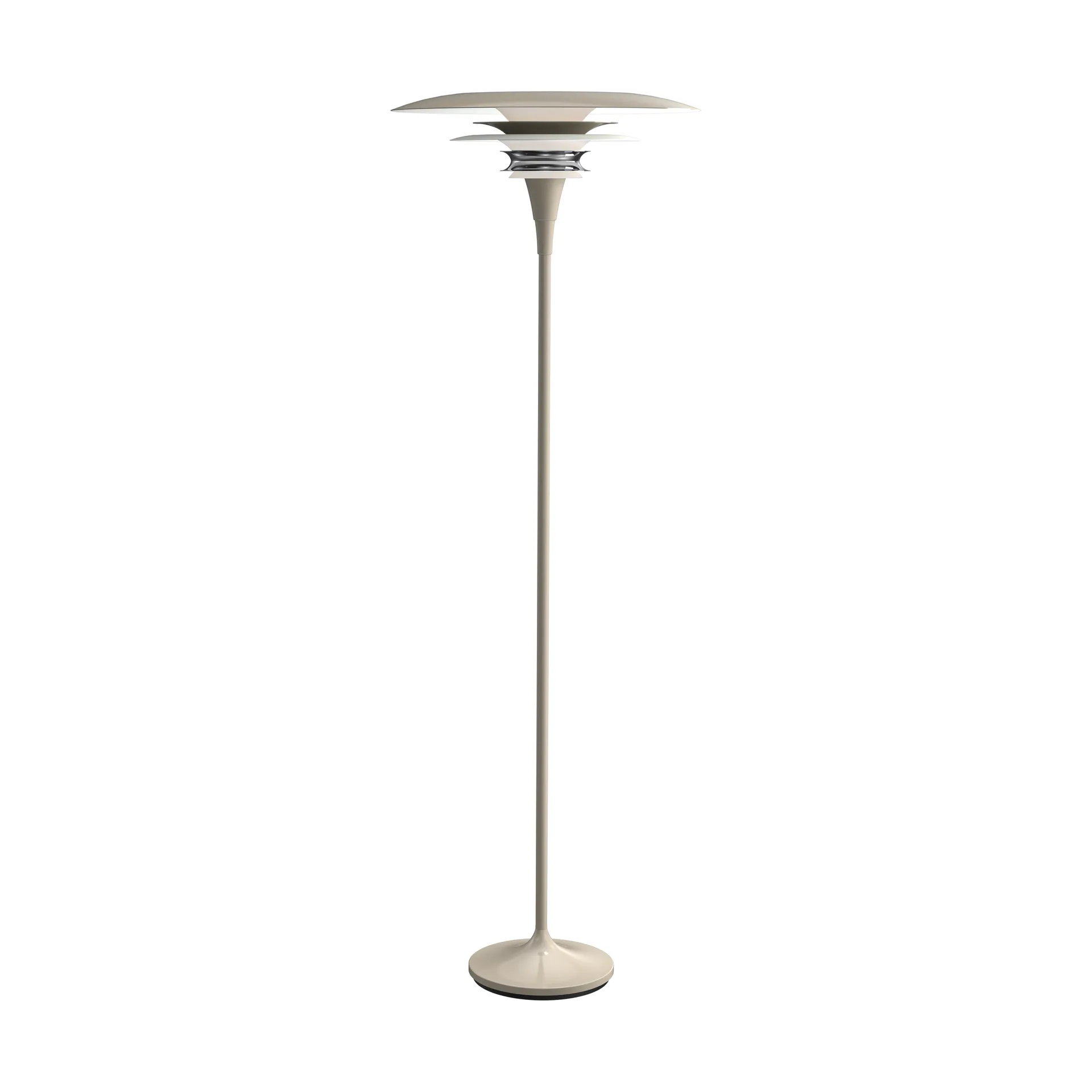 Diablo floor lamp Ø50 cm, Soft greige Belid
