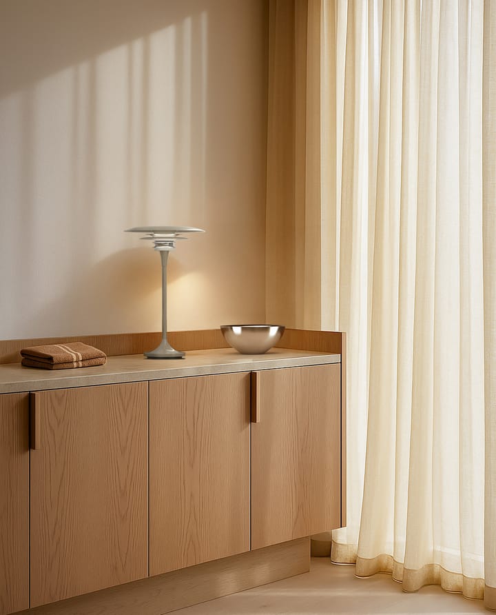 Diablo table lamp Ø30 cm, Soft greige Belid