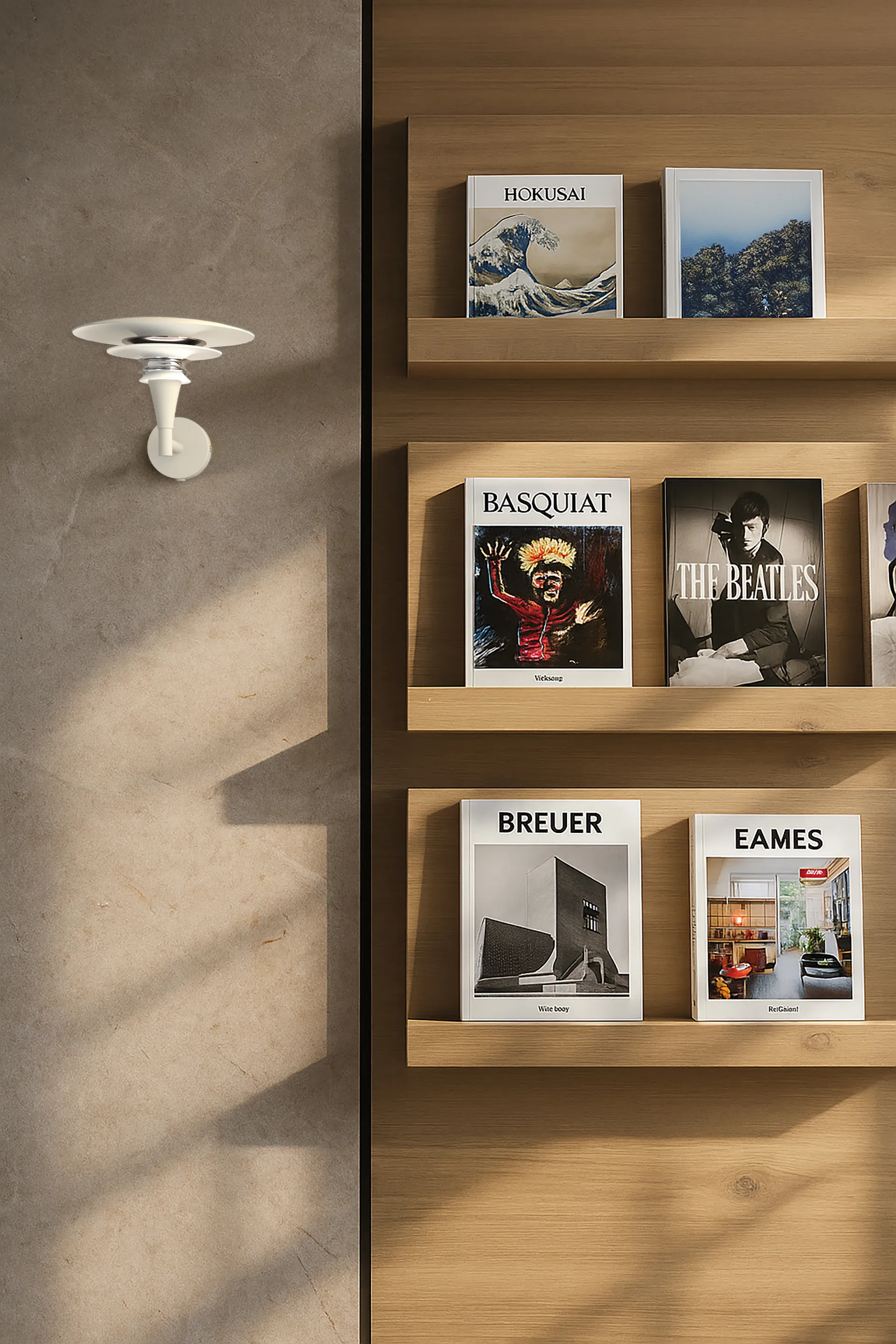 Diablo wall lamp Ø20 cm, Sand-metallic bronze Belid