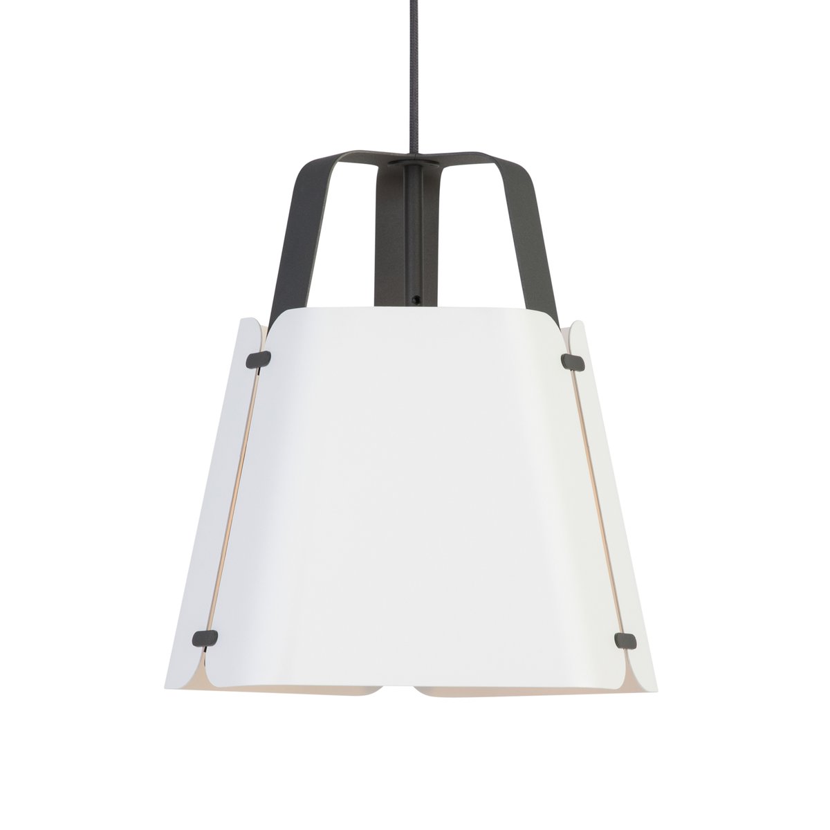 Belid Fold pendant lamp o34 cm antracit-white-stucture