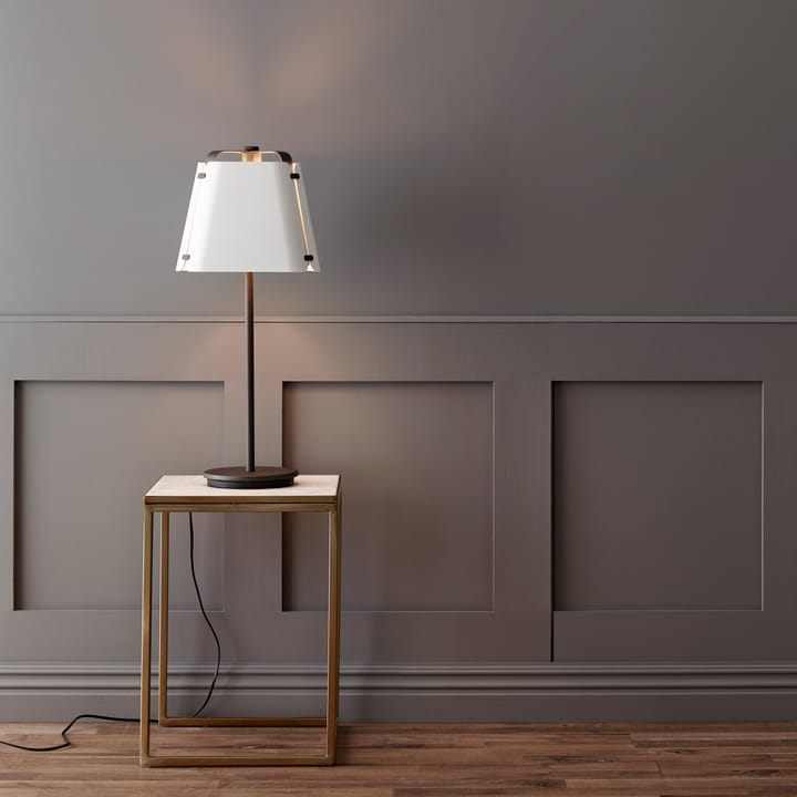 Fold table lamp Ø27 cm - antracit-white-stucture - Belid