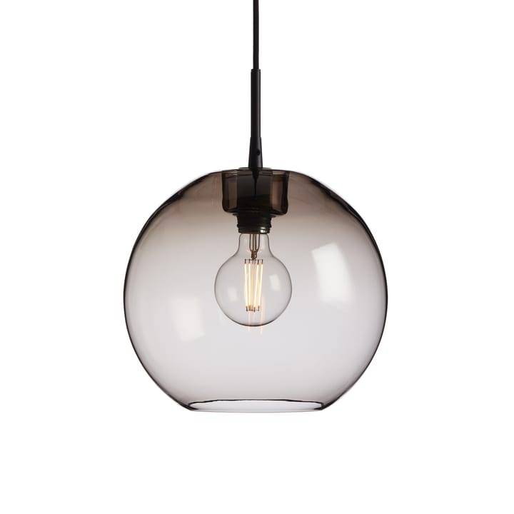 Gloria pendant lamp Ø32 cm - Black-smoke coloured glass - Belid