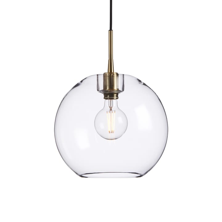 Gloria pendant lamp Ø32 cm - brass-clear glass - Belid