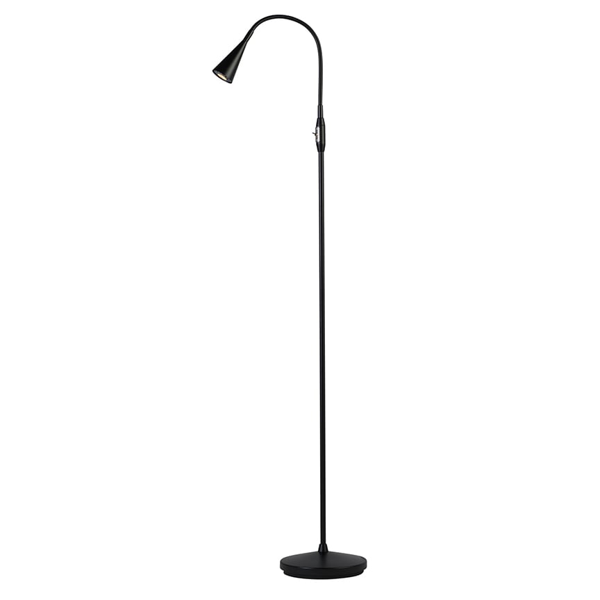 Belid Ledro floor lamp Matte black | Scandinavian Design | Floor lamps | Black