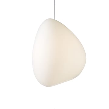 Ocean ceiling lamp opal glass - white textile cord - Belid