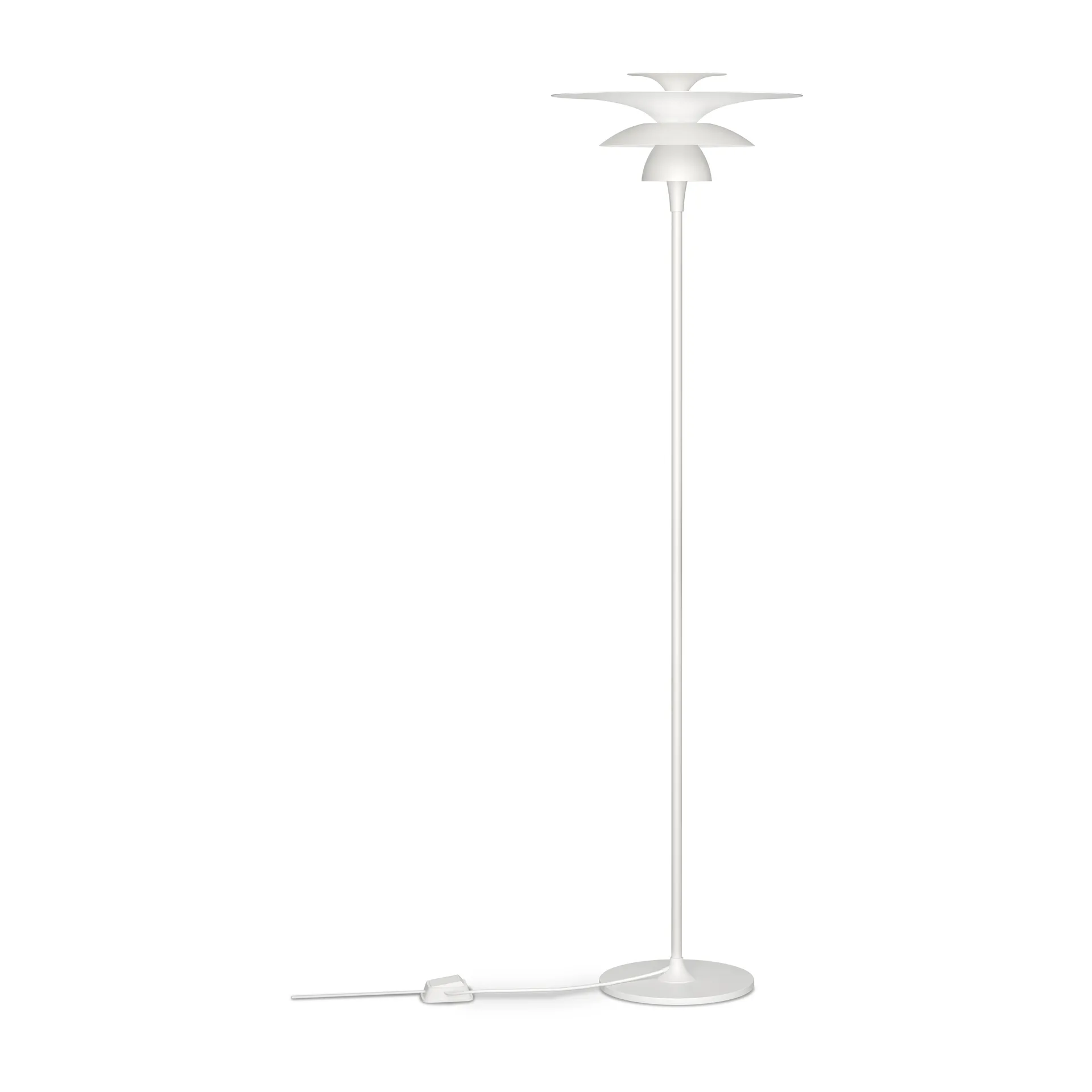 Picasso floor lamp 38x140.3 cm, Matt white Belid