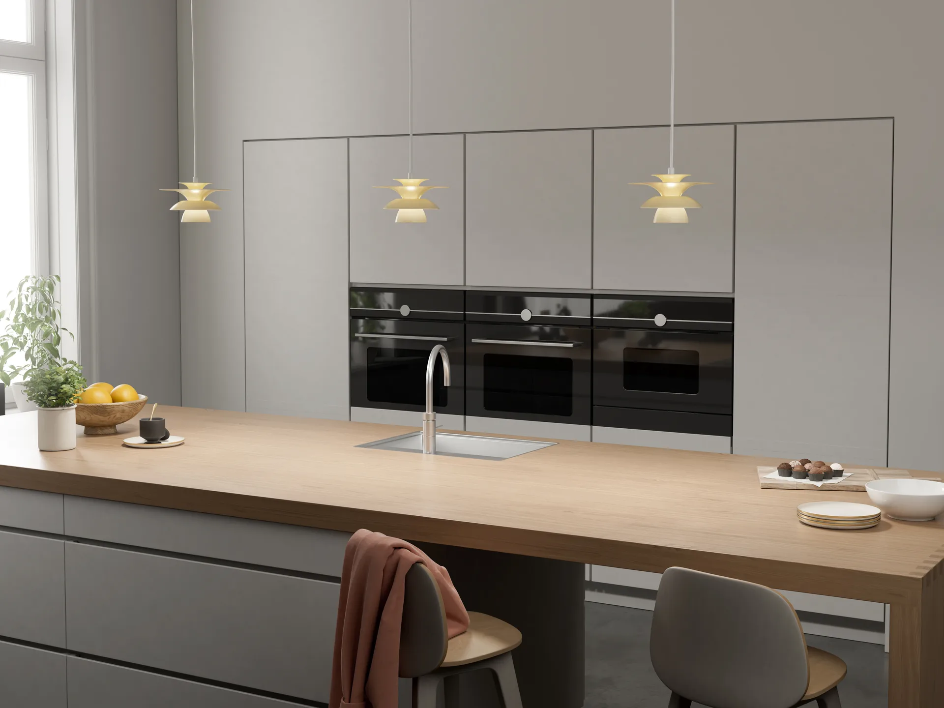 Picasso pendant lamp Ø18 cm, Light honey Belid