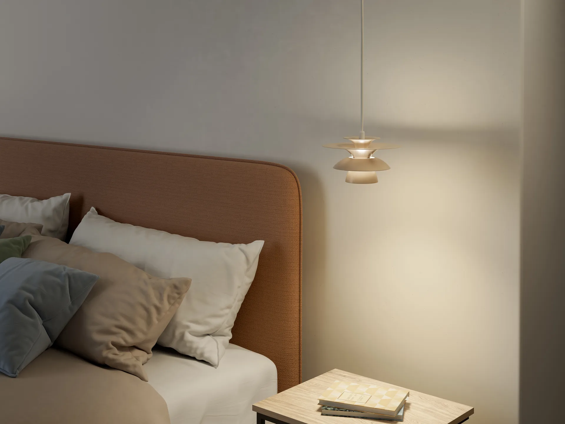 Picasso pendant lamp Ø18 cm, Nougat Belid