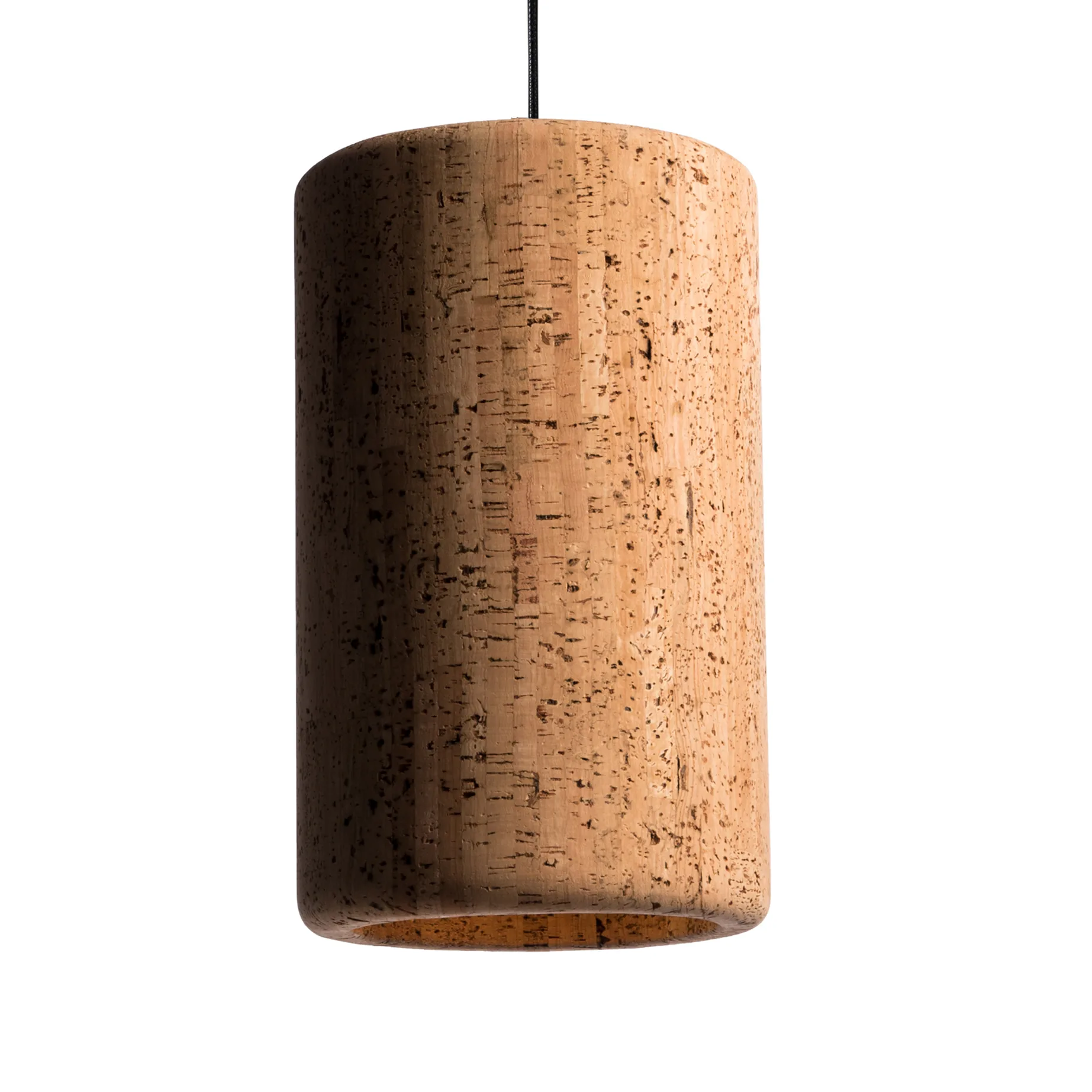 Porto pendant lamp M, Black-cork Belid