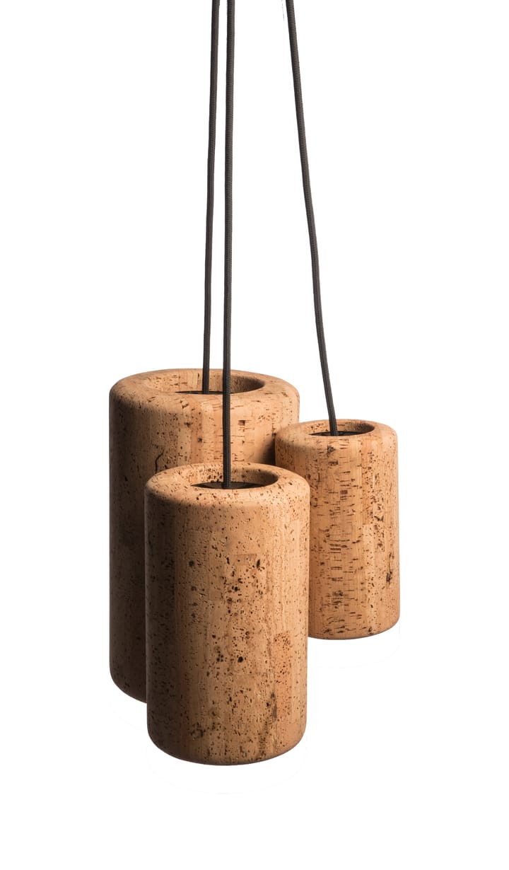 Porto pendant lamp S - Black-Cork - Belid