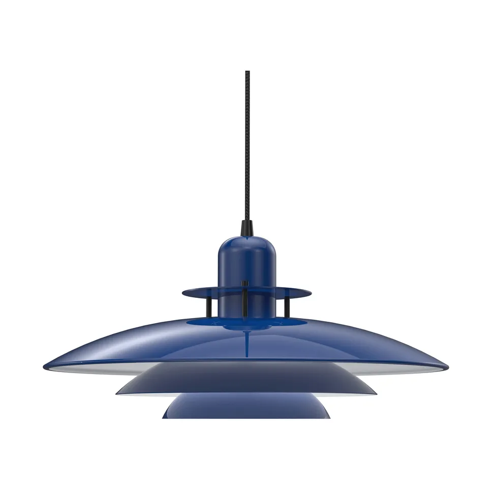 Primus pendant lamp Ø43 cm, Deep blue-matt black Belid