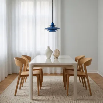 Primus pendant lamp Ø43 cm - Deep blue-matt black - Belid