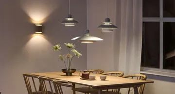 Primus pendant lamp Ø43 cm - white-chrome - Belid