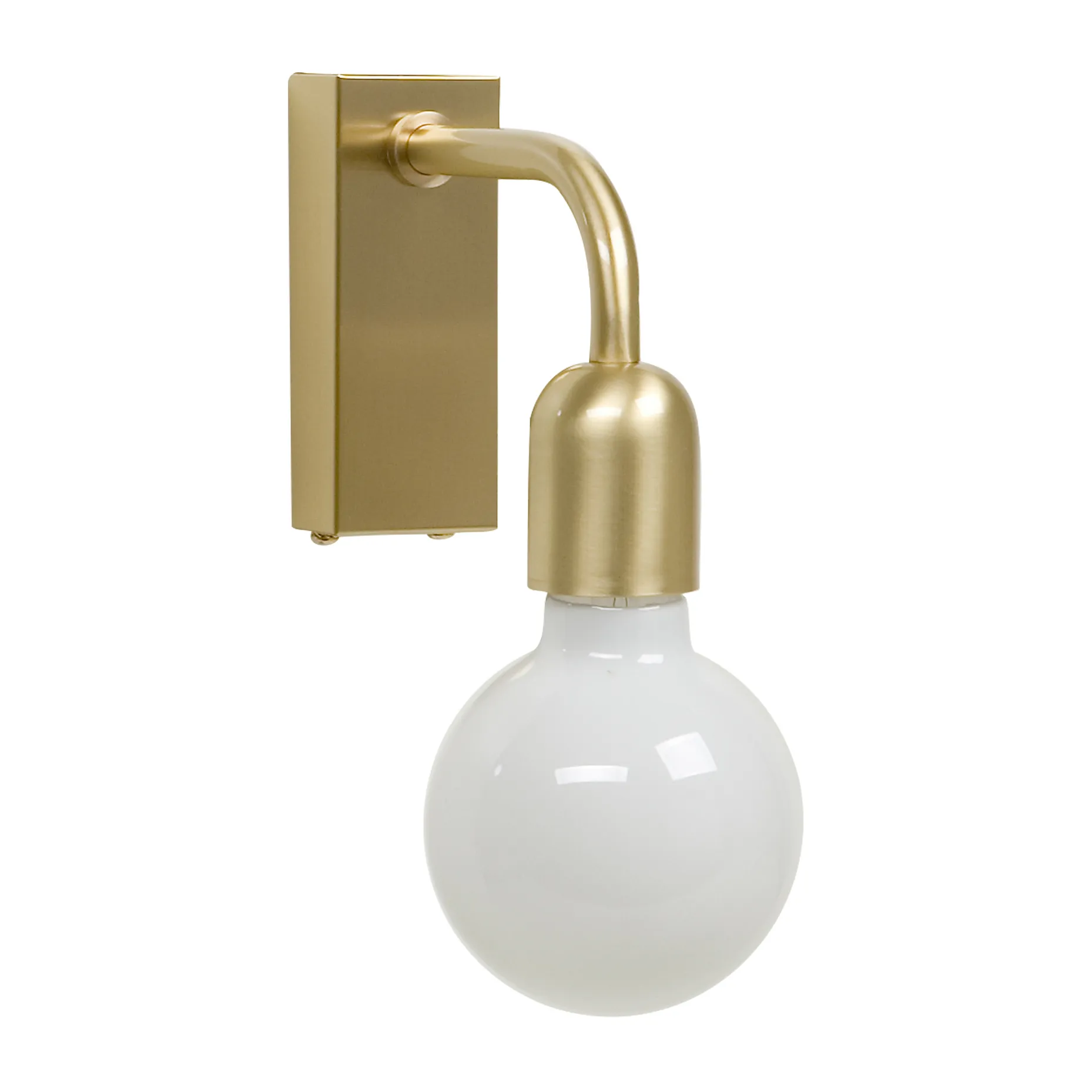 Regal 1 wall lamp 12.9 cm, Brushed brass Belid