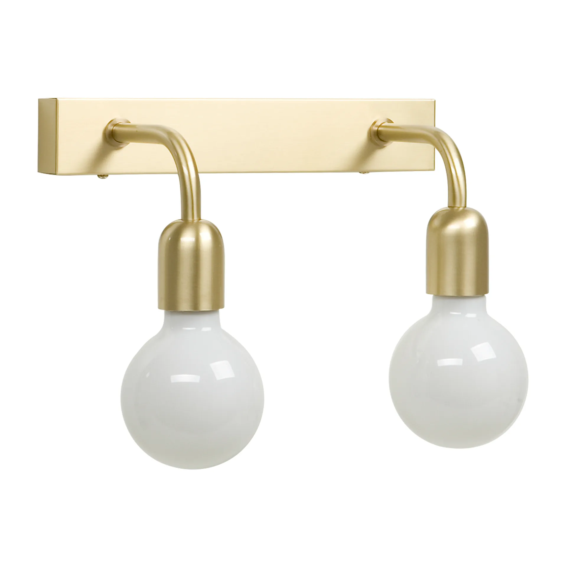 Regal 2 wall lamp 13.5 cm, Brushed brass Belid