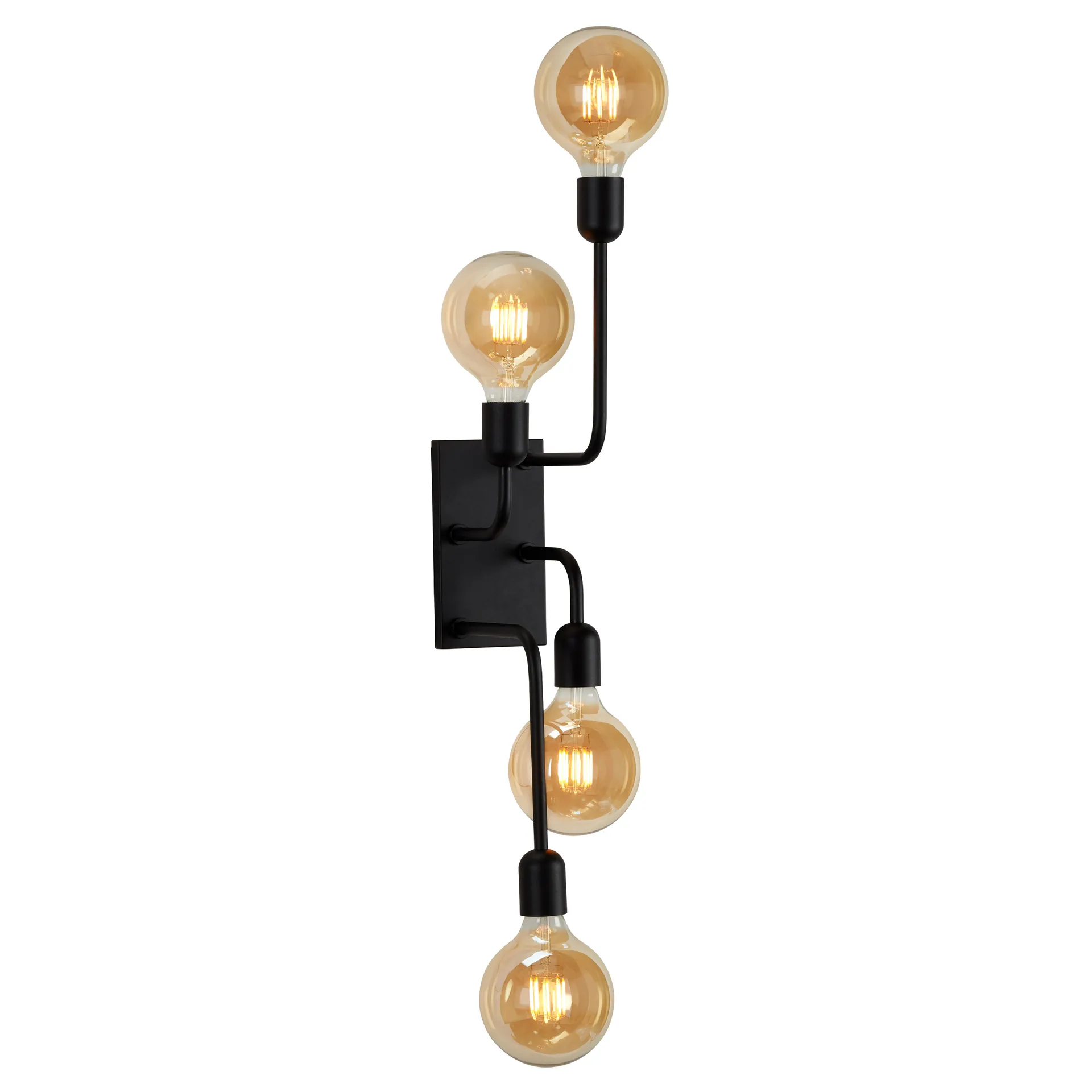 Regal XL wall lamp hard wired, Black Belid