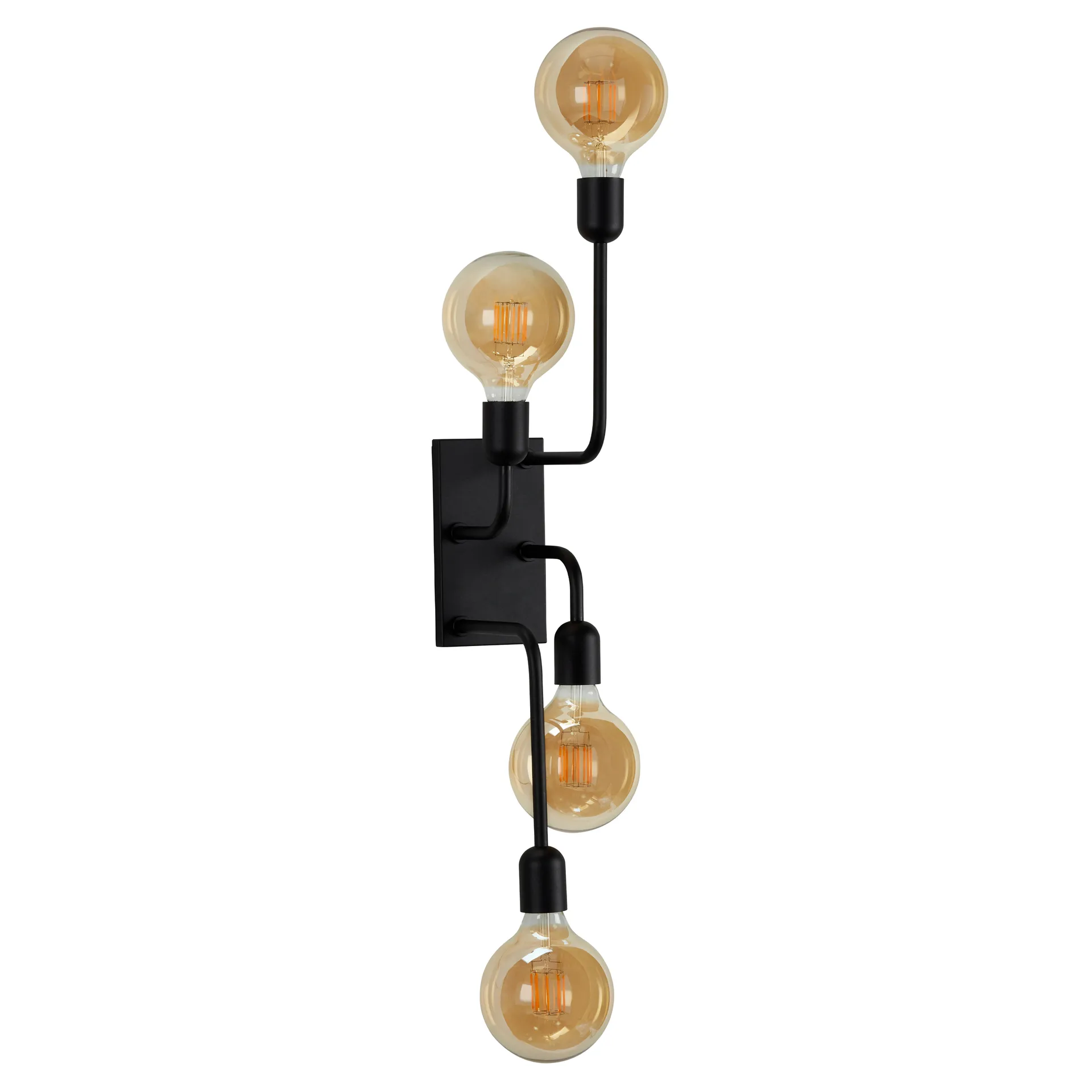 Regal XL wall lamp hard wired, Black Belid
