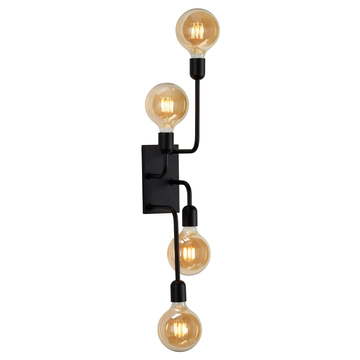 Regal XL wall lamp with cable and plug - Black - Belid