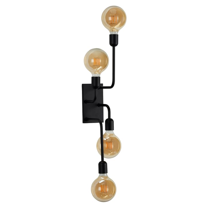 Regal XL wall lamp with cable and plug, Black Belid
