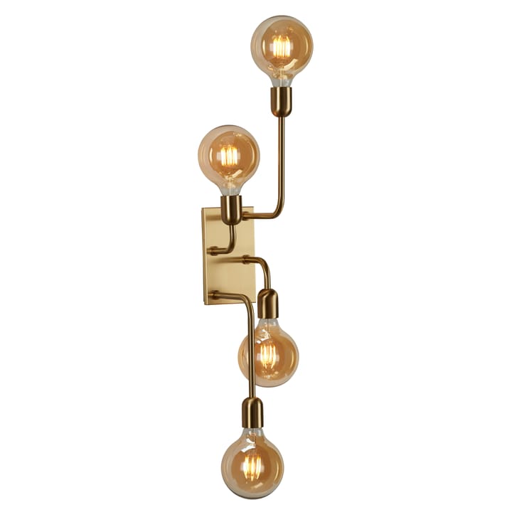Regal XL wall lamp with cable and plug - brass - Belid