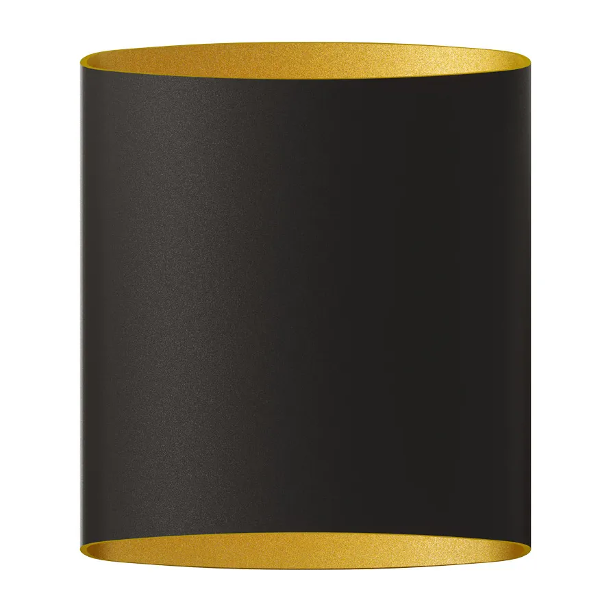 Belid Sinne wall lamp Black structured-brass | Scandinavian Design | Wall lights | Black