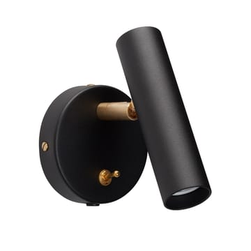 Slender wall lamp - black - Belid