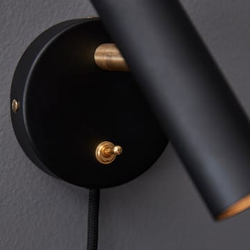 Slender wall lamp - black - Belid