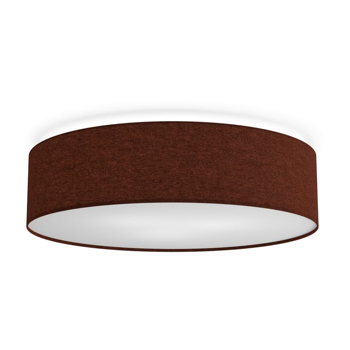 Soft ceiling lamp Ø60 cm - Rust red wool - Belid