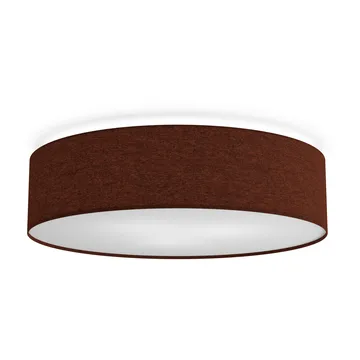 Soft ceiling lamp Ø60 cm - Rust red wool - Belid
