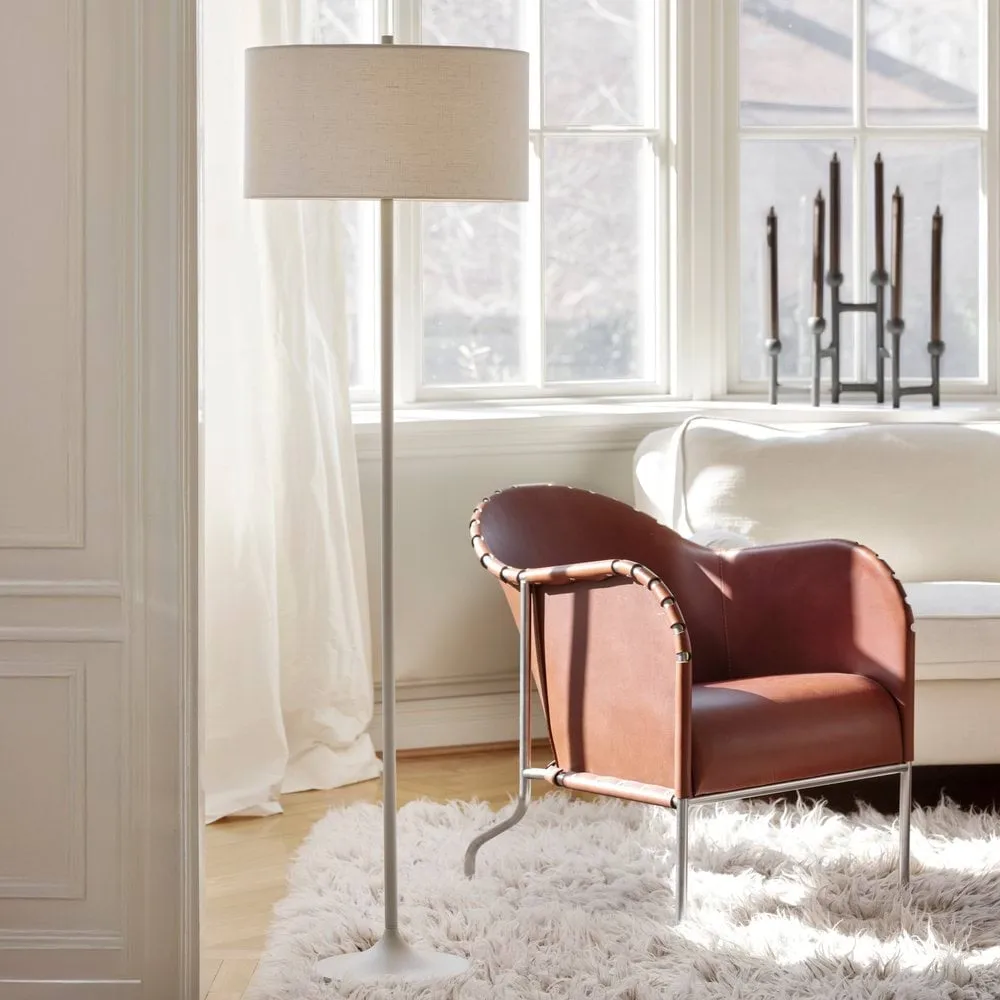 Soft floor lamp, Linen white-sand, Ø44x149.5 cm Belid