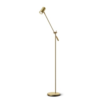 Tyson floor lamp rocker arm Ø19.8 cm - Matte polished brass - Belid