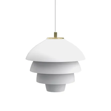 Valencia pendant Ø31.8 - Matt white - brass - Belid