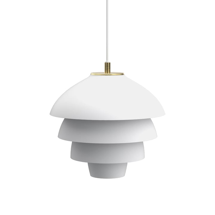 Valencia pendant Ø31.8 - Matt white - brass - Belid