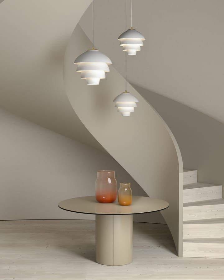 Valencia pendant Ø31.8, Matt white - brass Belid