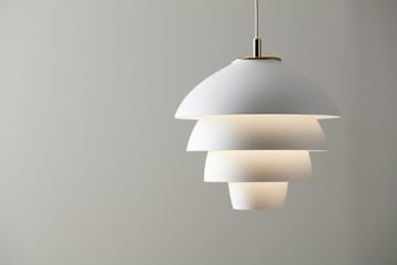 Valencia pendant Ø31.8 - Matt white - brass - Belid