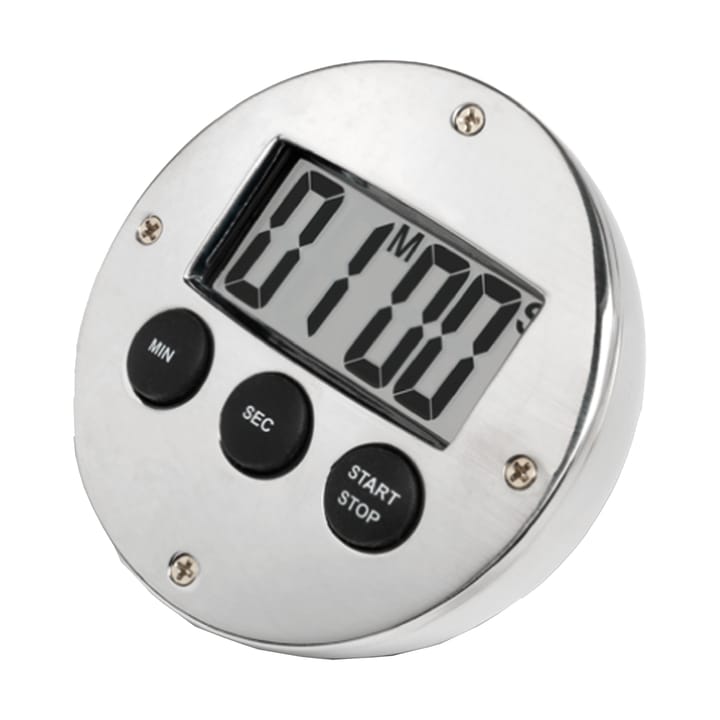 Bengt Oak digital kitchen timer - Aluminium - Bengt Ek Design