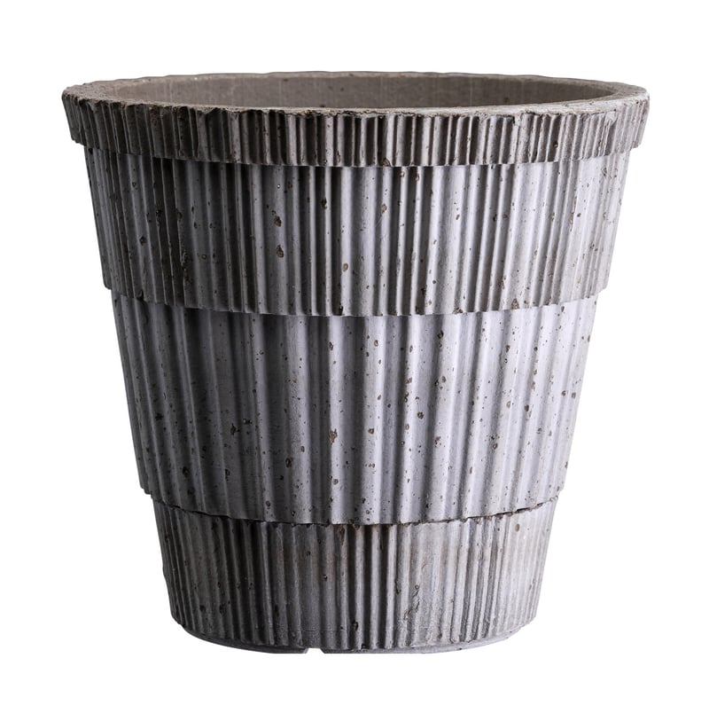 Bergs Potter Atlas raw pot Grey, Ø16 cm