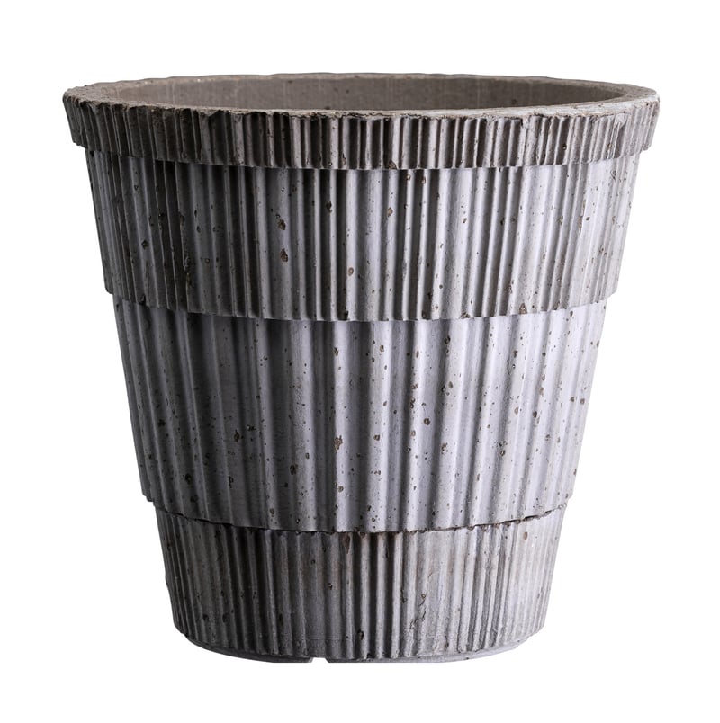Bergs Potter Atlas raw pot Grey, Ø18 cm
