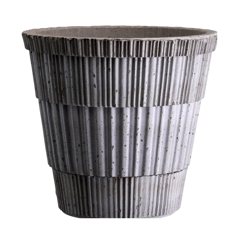Bergs Potter Atlas raw pot Grey, Ø21 cm