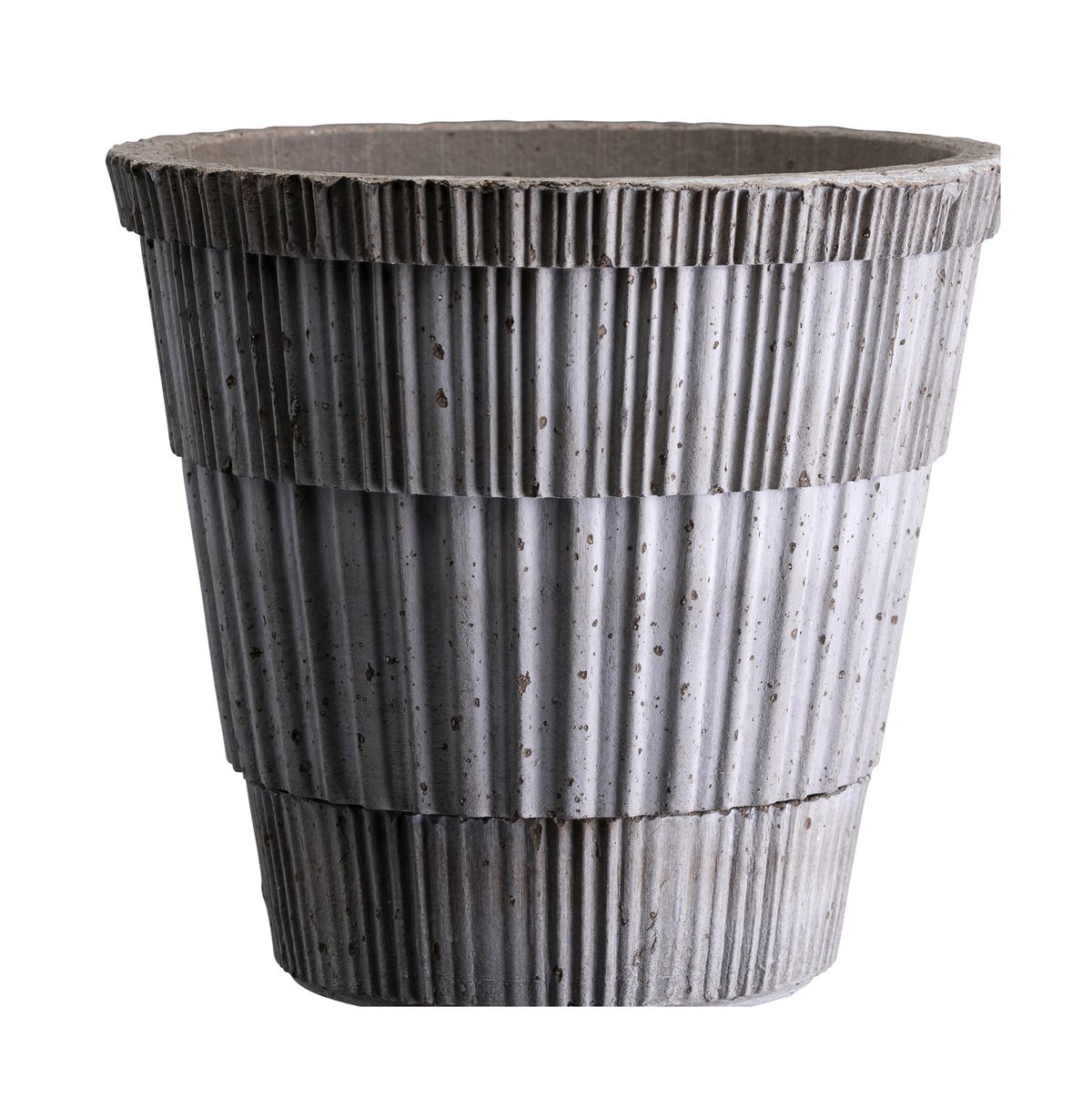 Bergs Potter Atlas raw pot Grey, Ø25 cm | Scandinavian Design | Flower pots | Grey