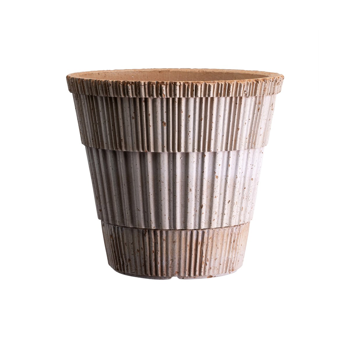 Bergs Potter Atlas raw pot Pink, Ø14 cm | Scandinavian Design | Flower pots | Pink