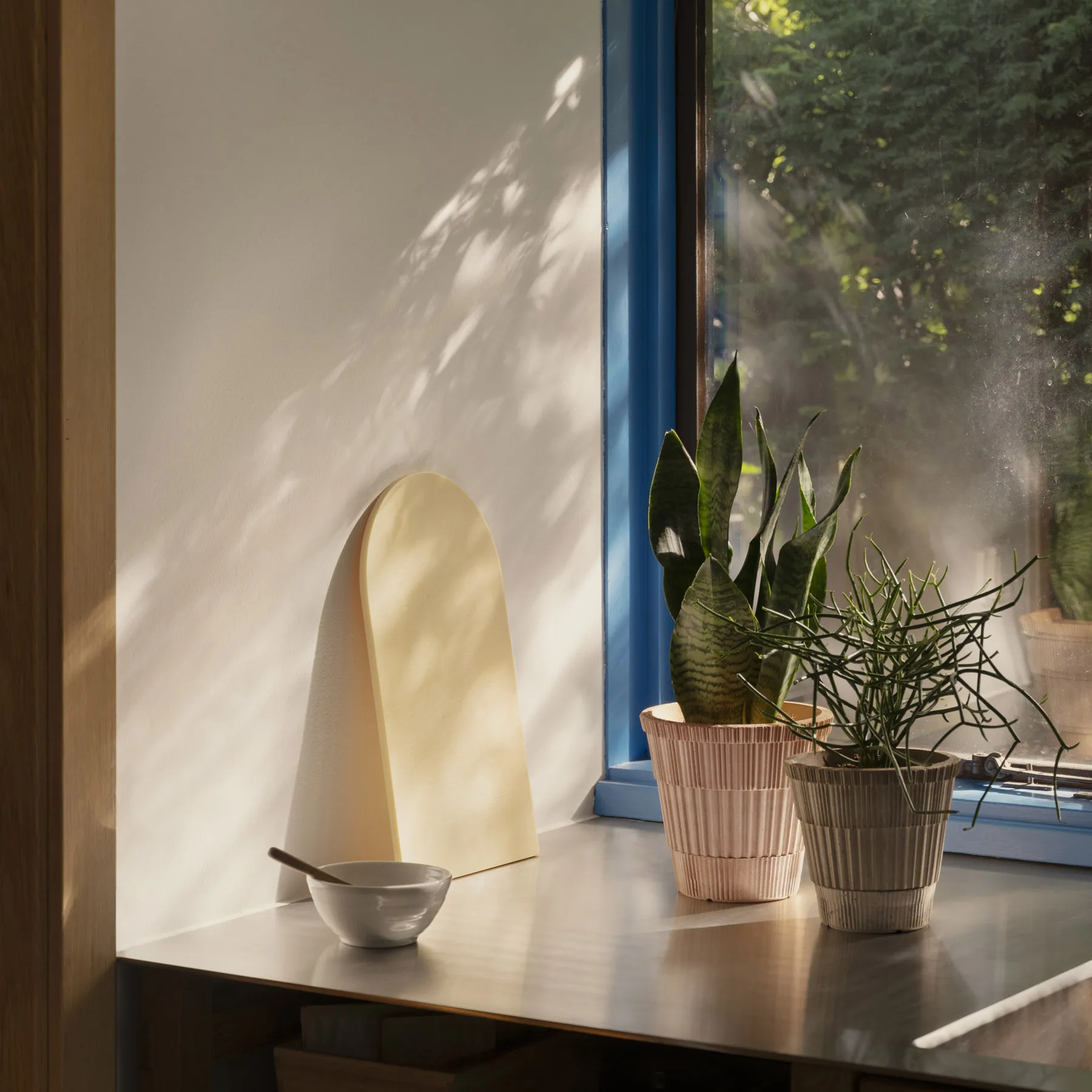 Atlas raw pot with saucer, Pink, Ø18 cm Bergs Potter