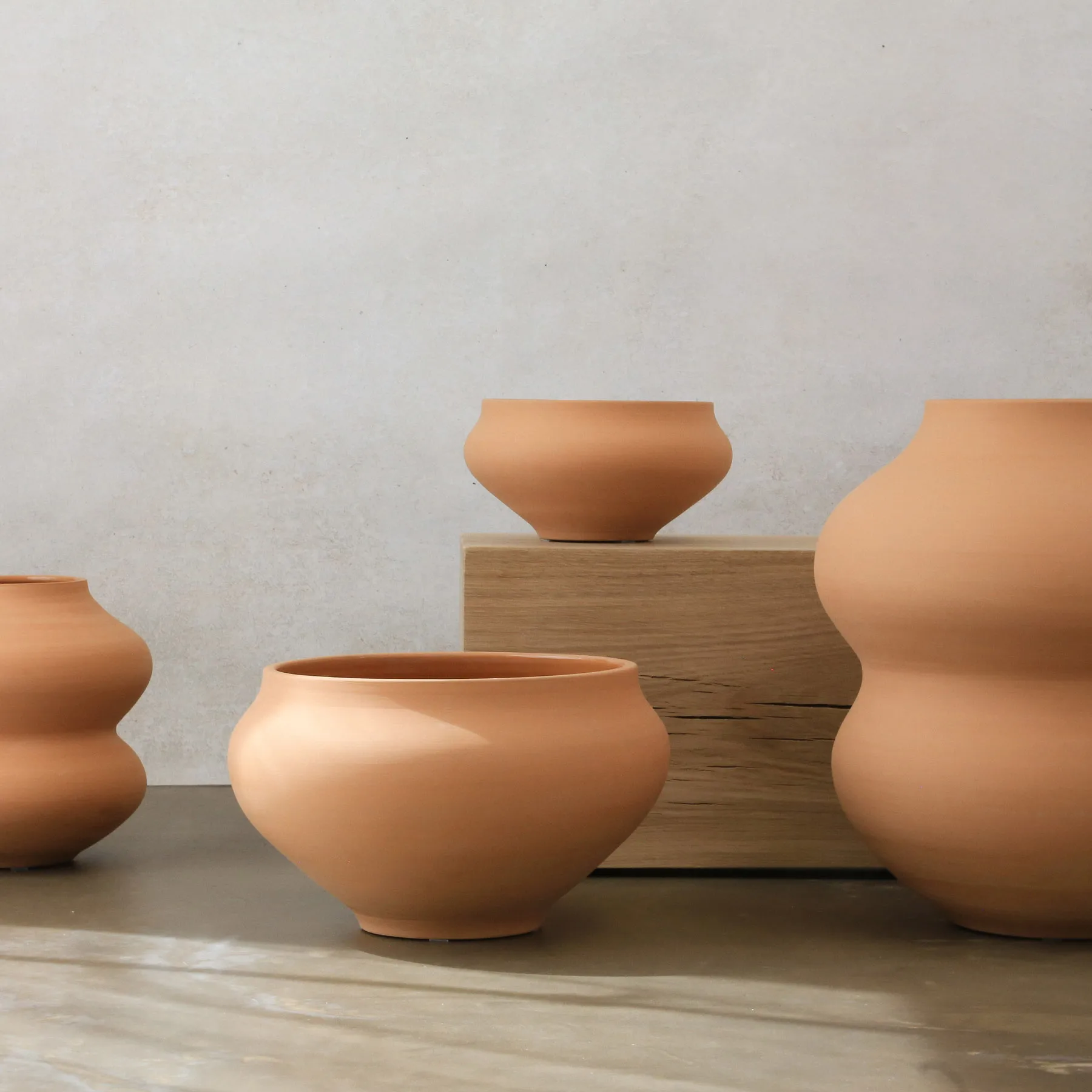 Belle raw bowl Ø25 cm, Pink Bergs Potter