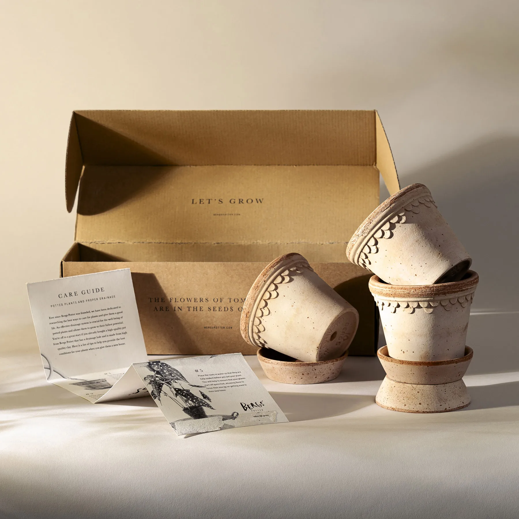 Copenhagen pot Ø10 cm 3-pack, Pink Bergs Potter