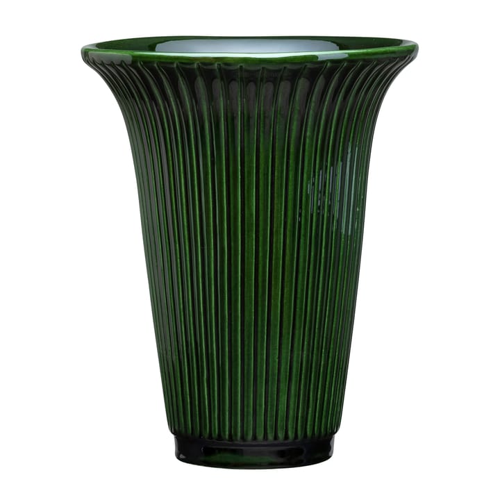 Daisy vase glazed Ø20 cm - green - Bergs Potter